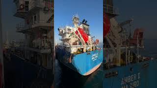 Ship Ne Samundar Me Fuel Liya 😱 Fujairah Anchorage Pe Bunkering Operation ⛽⚓#ship #sea #minivlog