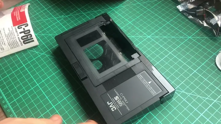 Unboxing a never used VHS-C adapter model JVC 6-PCBKU