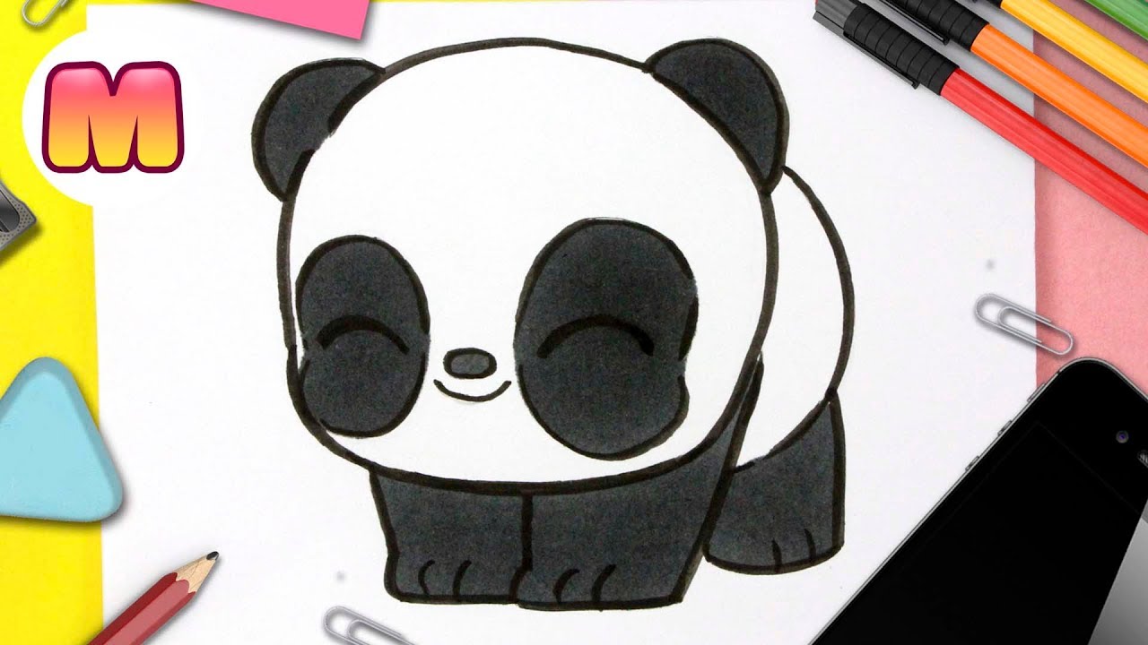 COMO DIBUJAR UN PANDA KAWAII PASO A PASO - Dibujos kawaii fáciles - thptnganamst.edu.vn