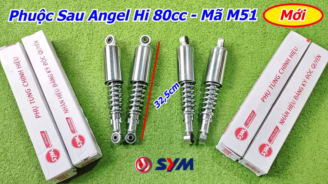 Phuộc Sau Xe Angel Hi 80cc Chính Hãng SYM - Mã M51