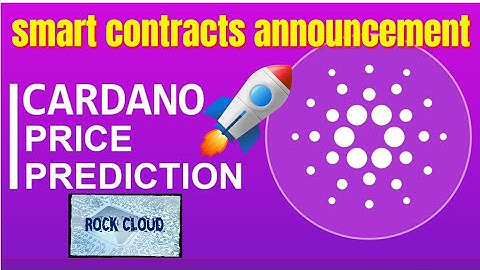 Cardano Alonzo Smart Contracts Announcement | ADA Price Target Analysis 🤑