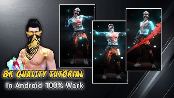 How To Make 8k Quality In Android | Pc 8k Quality In Android | 8k Quality Tutorial In Android |