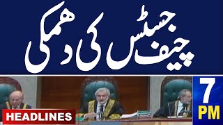 Samaa News Headlines 07 PM| DG ISPR Press Conference|Chief Justice Warning |  07 May 2024 | SAMAA TV