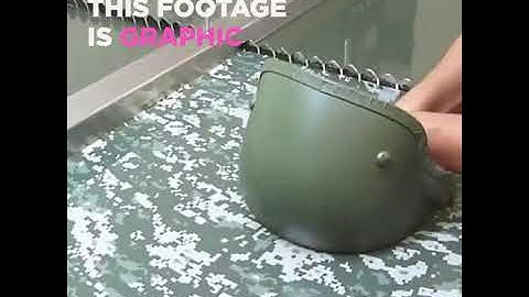 Watch water transfer printing (hydrographics) in action