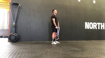 Towel Kettle Bell Bicep Curls