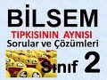 BİLSEM 2.sınıf Soru ve Çözümleri