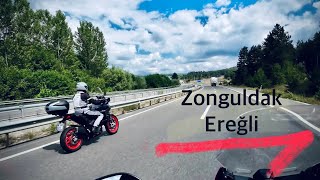 Ducati Multistrada V2S Kıvrımlı Karadeniz Yolları & Sport Mod Zonguldak - Eregli