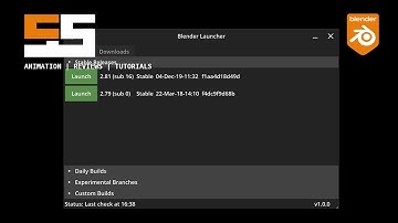 Blender Launcher -- manage your Blender Builds