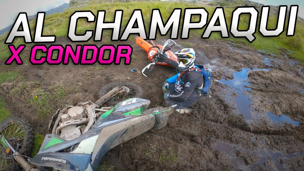 Subimos al CHAMPAQUI x Condor en medio de la tormenta!