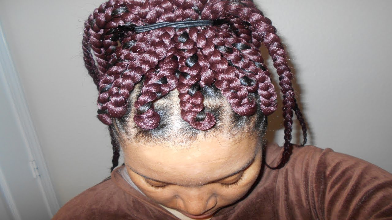 Crochet Rubber Band Box Braids / Easy Crochet Install 2020 YouTube