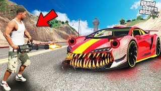 GTA 5 : Franklin Shinchan & Pinchan Final Plan To Stop Cursed Killer Car GTA 5 !