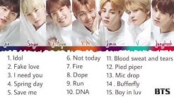 15 Kumpulan lagu bts lengkap ðŸŽ§ðŸŽ¤ðŸŽ™ï¸  - Durasi: 51.16. 