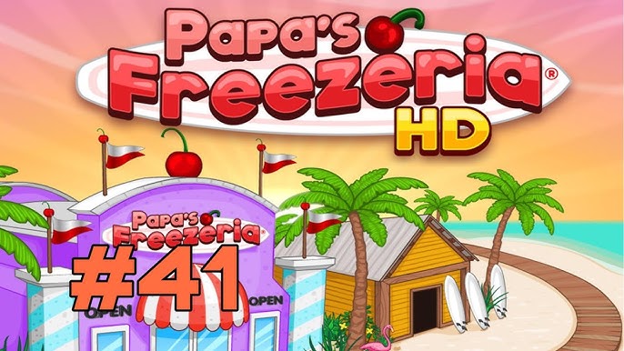 Papa's Freezeria HD Day 39 New Cookies Hallway Hunt Mini Game