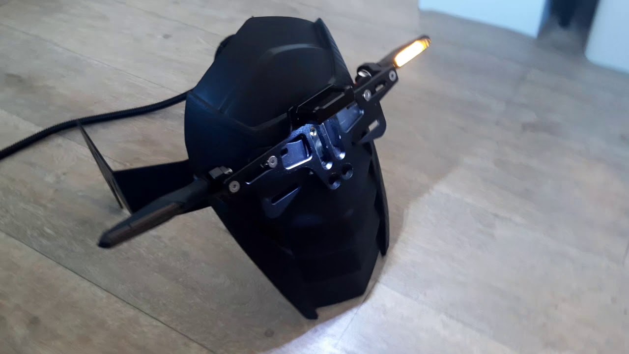 Rear mudguard number plate YouTube