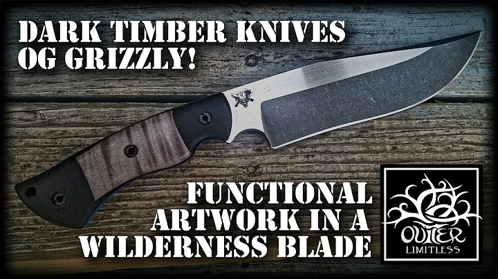 Dark Timber Knives OG Grizzly!!  Functional Artwork in a Wilderness Blade!!
