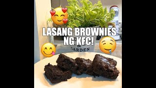 FUDGY BROWNIES - LASANG BROWNIES NG KFC!