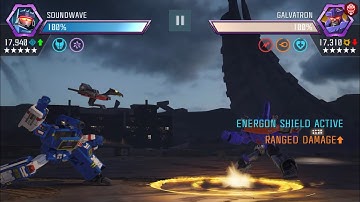 R6 Soundwave vs Galvatron Boss: Mean Gears (Prime) — Transformers: Forged to Fight