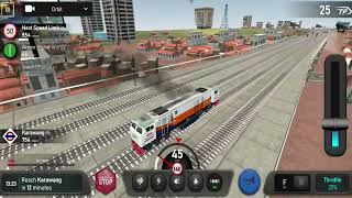 Driving a train | Indonesian Train Simulator | 2022 | mobile gameplay android iOS | phone games new screenshot 4