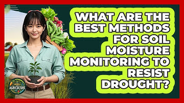 What Are The Best Methods For Soil Moisture Monitoring To Resist Drought? - The World of Agriculture