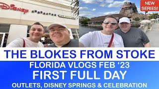First Full Day | Florida Vlogs Feb '23| Outlet Shopping | Disney Springs | Celebration