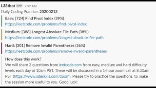 Daily Coding Practice (Questions: 2020 02 13, Session: 2020 02 14)