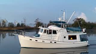 Kadey-Krogen 44AE in cruising in Georgetown SC #kadeykrogen #greatloop #trawler #yacht #boating