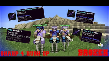 Rushing Sharp 4 Fire 1 And Sharp 5 OP - Hypixel UHC Highlights