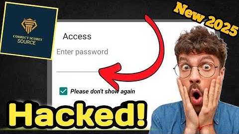 How To Bypass or Crack Correct Score Betting Apps With a Password in 2025| Don