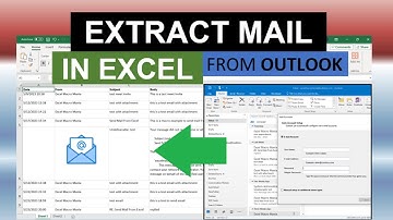 Extract Emails In Excel (From Outlook)