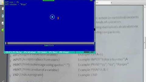 Computer-CLASS-VI- Chap-9-Conditional Statements in QBasic(Part-1)-LEC(16th Dec)-SESSION-2020-21