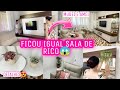 24 HRS TRANSFORMANDO MINHA SALA😱| DECORAÇÃO NOVA | FAXINA COMPLETA| ME SURPREENDI COM O RESULTADO😍