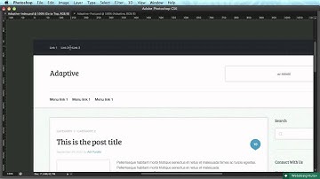 Adaptive Blog Theme: Homepage and Header Markup
