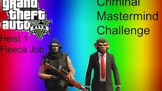 GTA 5 Online - Criminal Mastermind challenge Fleeca Bank heist 1