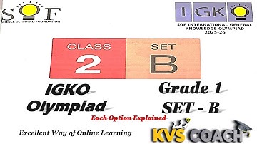 IGKO SET B 2025 || class 2 || Olympiads || Set B Paper || #2025setb #olympiads #igko #class2