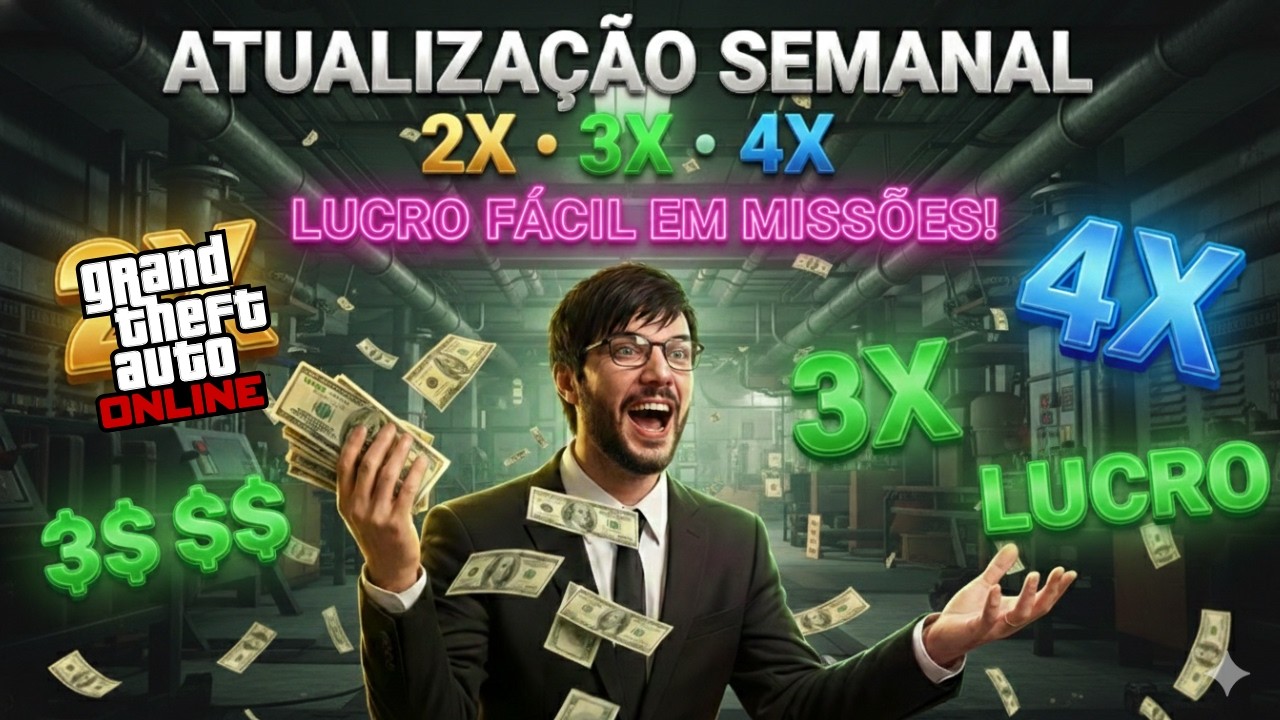 ATUALIZAÇÃO SEMANAL NO GTA ONLINE 19/02 - 25/02 Ficar Milionário nesta Atualização