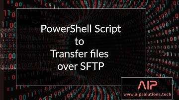Windows PowerShell Script to transfer files to SFTP Server