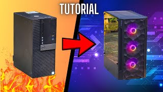 Turning an Office PC into a GAMING PC  How to Build a BUDGET Dell Optiplex Gaming Computer