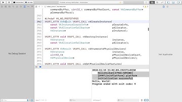 Vulkan from ZERO to HERO: 1.3.3 Hello Vulkan OSX