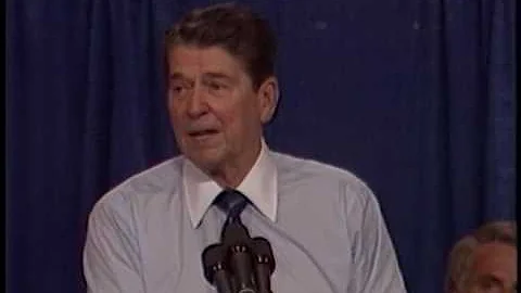 President Reagan's at North Carolina State Univers...