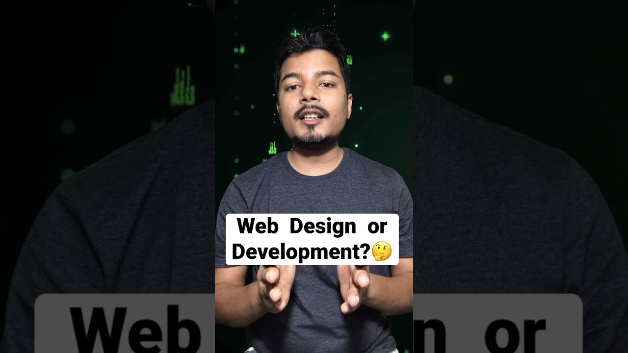 Should I learn web design or web development? - YouTube