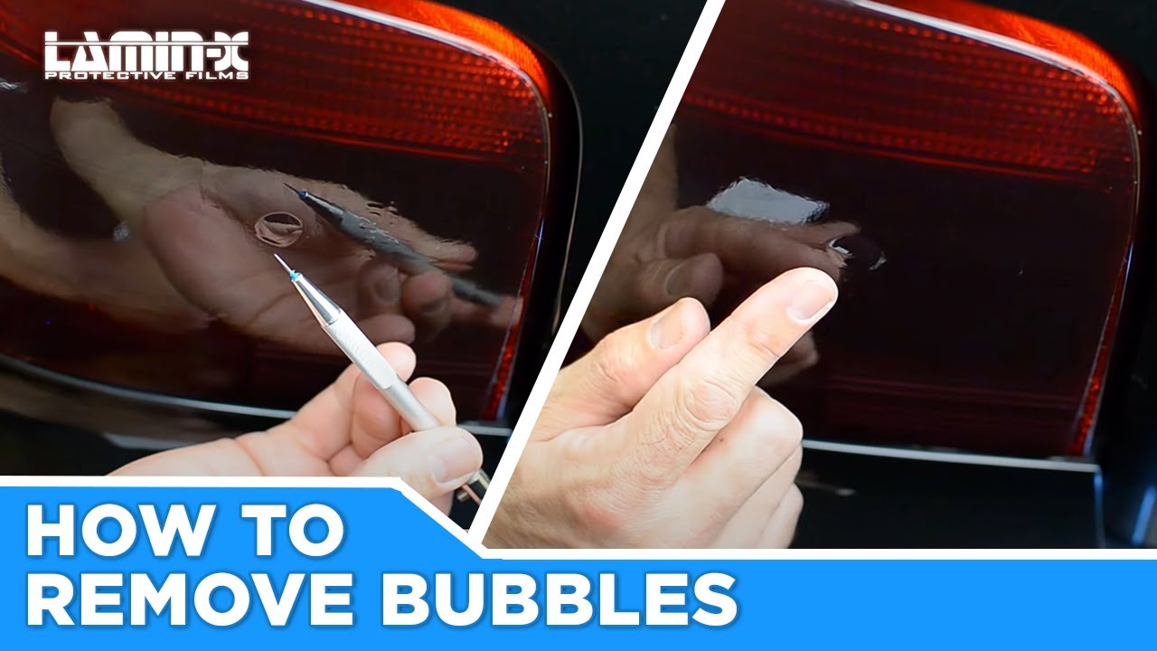 How to Remove Bubbles 