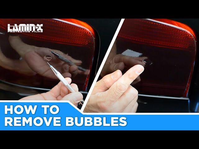 Tips For Removing Window Tint Bubbles