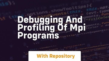 Debugging and profiling of mpi programs