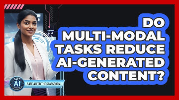 Do Multi-Modal Tasks Reduce AI-Generated Content?