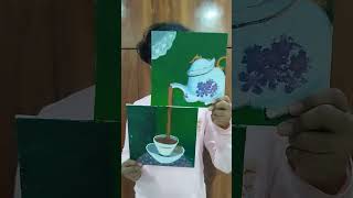 Tea And Saucer Painting By Me