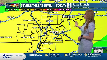 First Alert: Tracking severe weather later this afternoon, evening