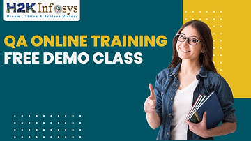 Live QA Online Training Free Demo | Software Testing Online Training | online training by H2Kinfosys