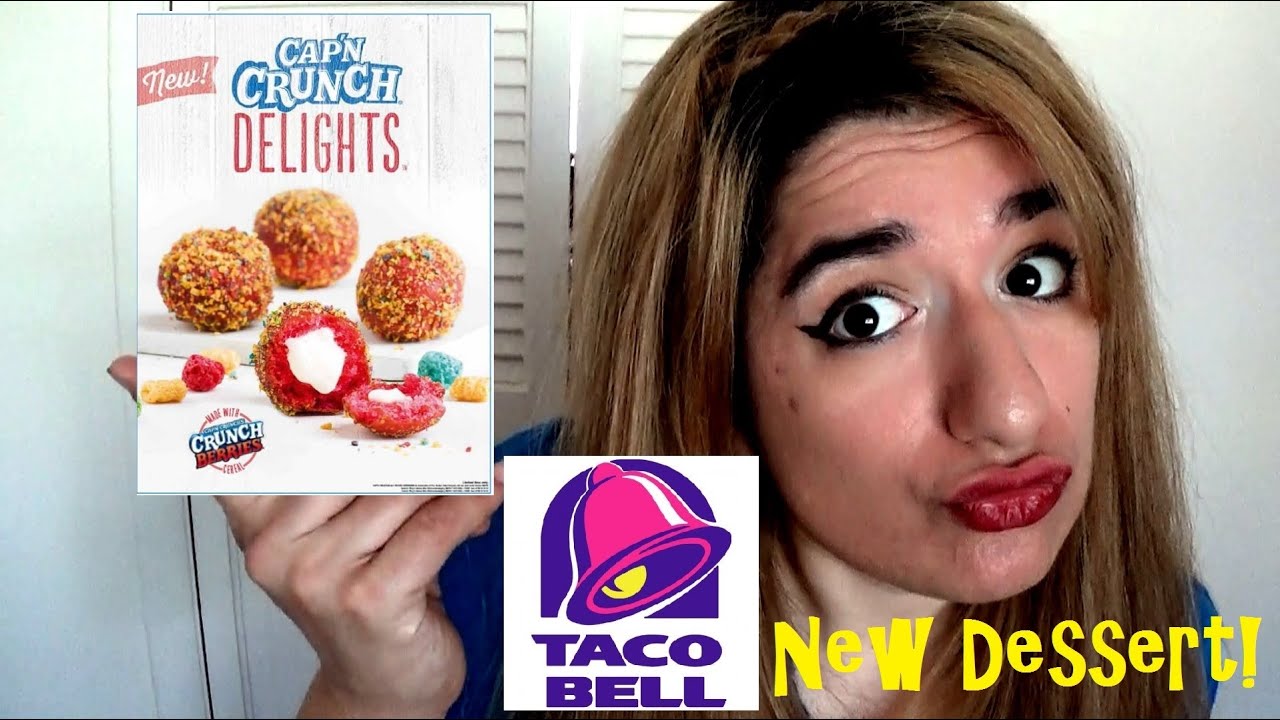 Taco Bell's NEW Cap'n Crunch Delights Food Review YouTube
