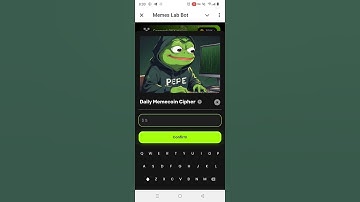 Memes lab bot Daily Memecoin Cipher today 24 October 2024