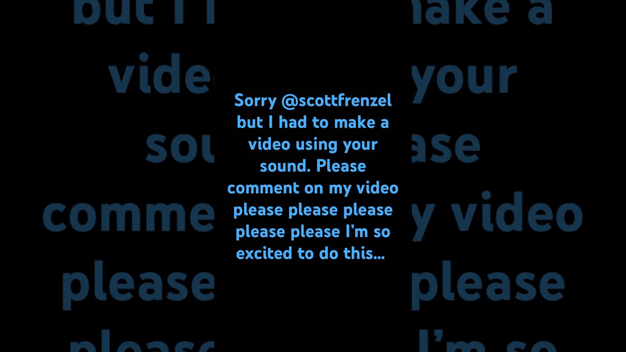 Please comment on my video 